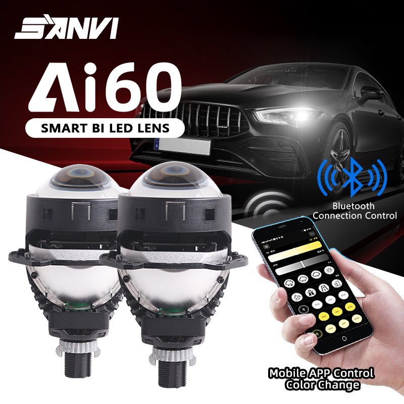 Projector Lamp Replacement - Nouveau SANVI Ai60 voiture Bi LED