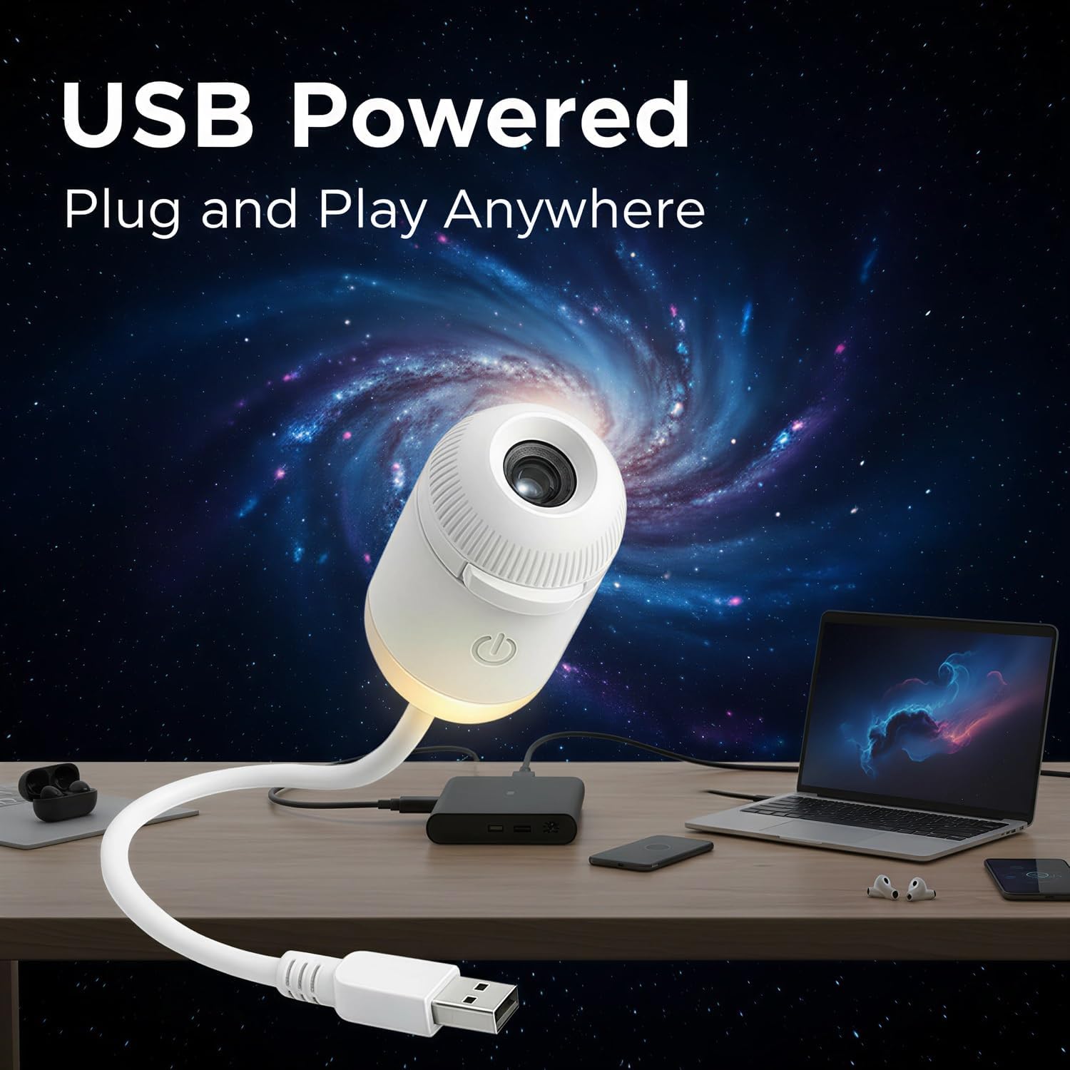 Projector Mount Ceiling - Projecteur Galaxie Veilleuse, Projecteur d'étoiles USB