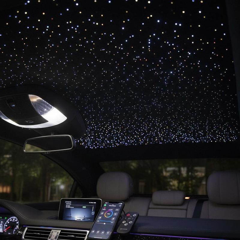 Home Cinema Interiors - Éclairage de plafond à fibres optiques,