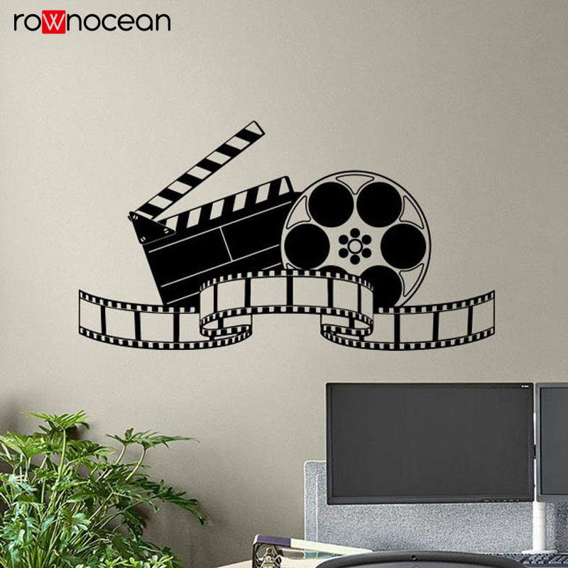Home Cinema Interiors - Autocollant Mural en vinyle pour Film,