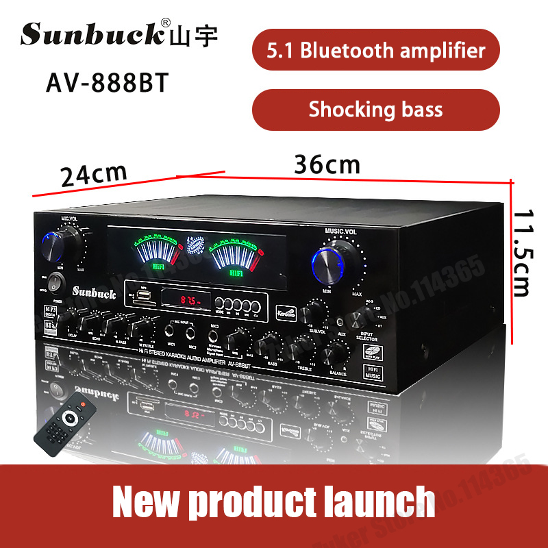 Amplificateur numérique Blueto - Home Cinema Receiver avis et prix