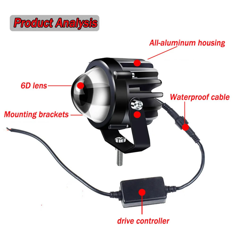 Projecteur de moto lumière Las - Projector Lamp Replacement avis et prix