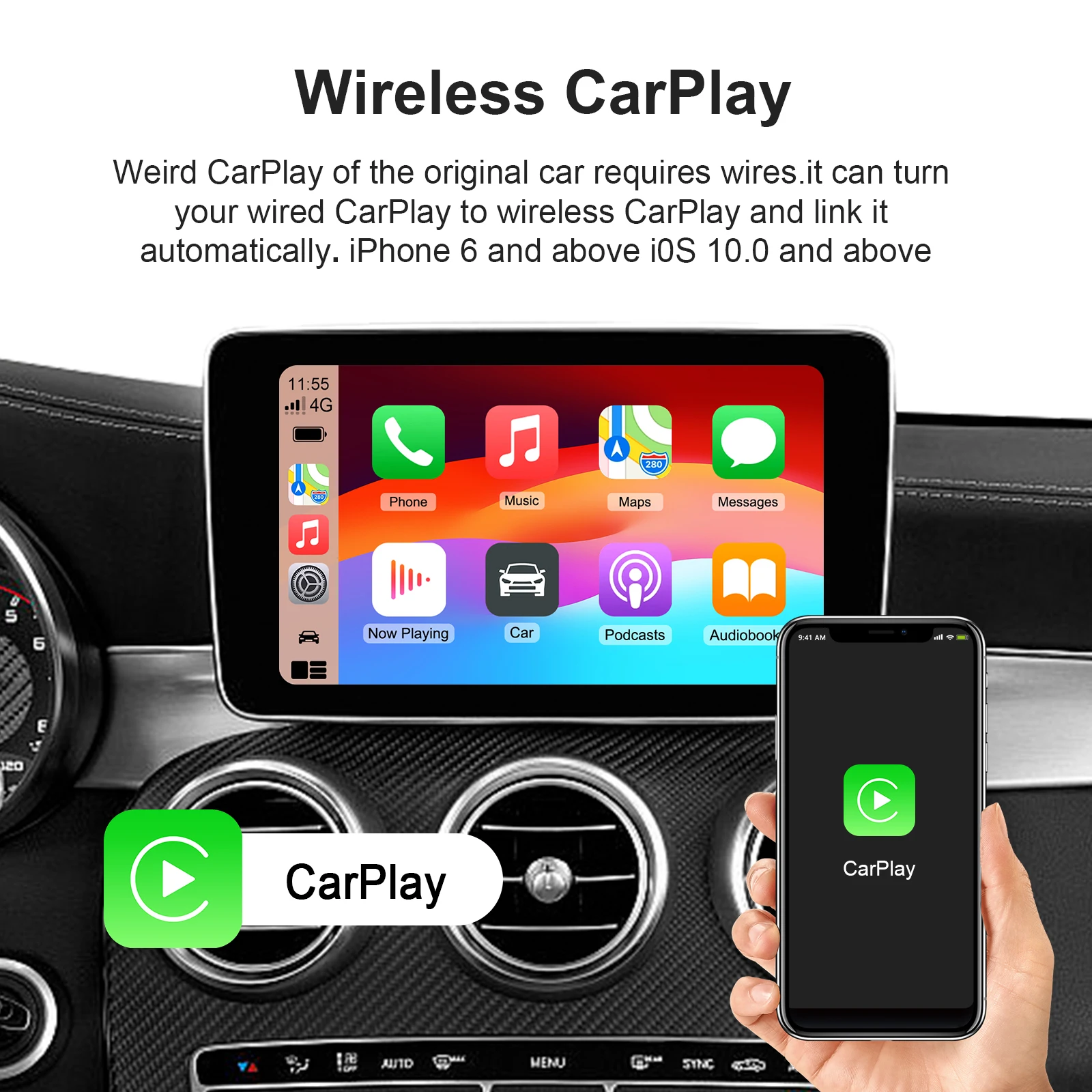 Boîtier AI CarPlay Android 11  - Home Cinema Youtube avis et prix