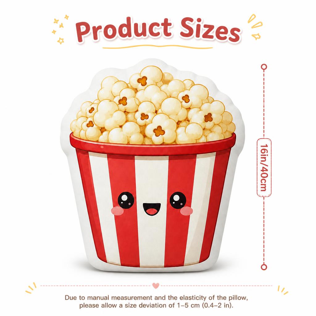 Coussin en peluche irrégulier  - Home Cinema Food avis et prix