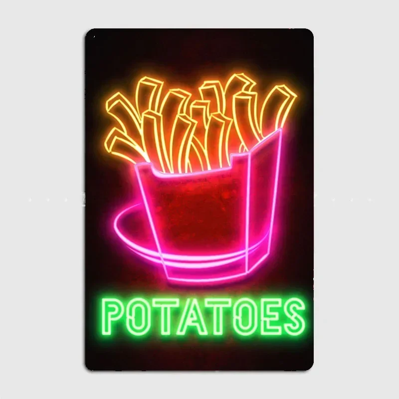 Panneau néon pour pommes de te - Home Cinema Food avis et prix