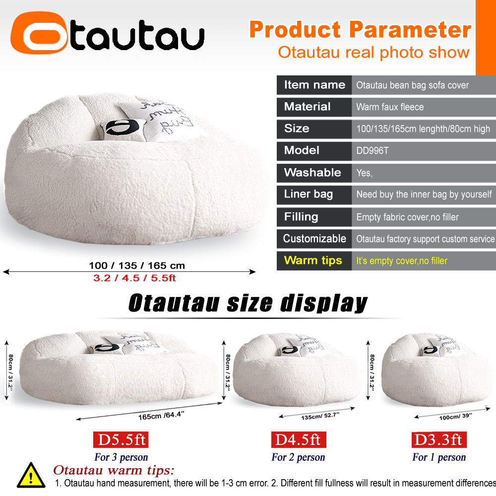 OTAUTAU-Juste de pouf sans rem - Recliner Sofa Cover avis et prix