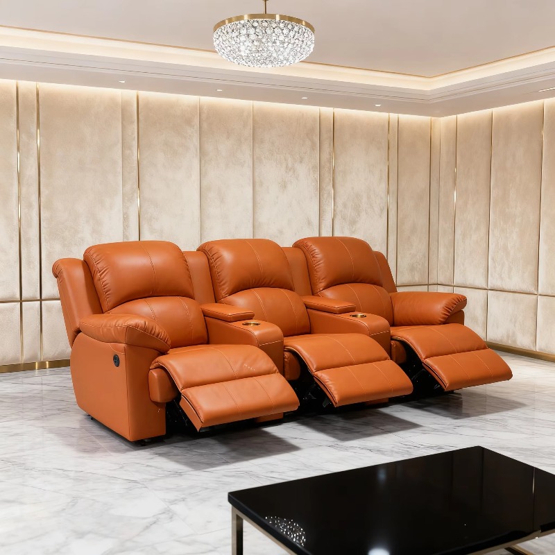 Fauteuil de cinéma en cuir con - Home Cinema Interiors avis et prix