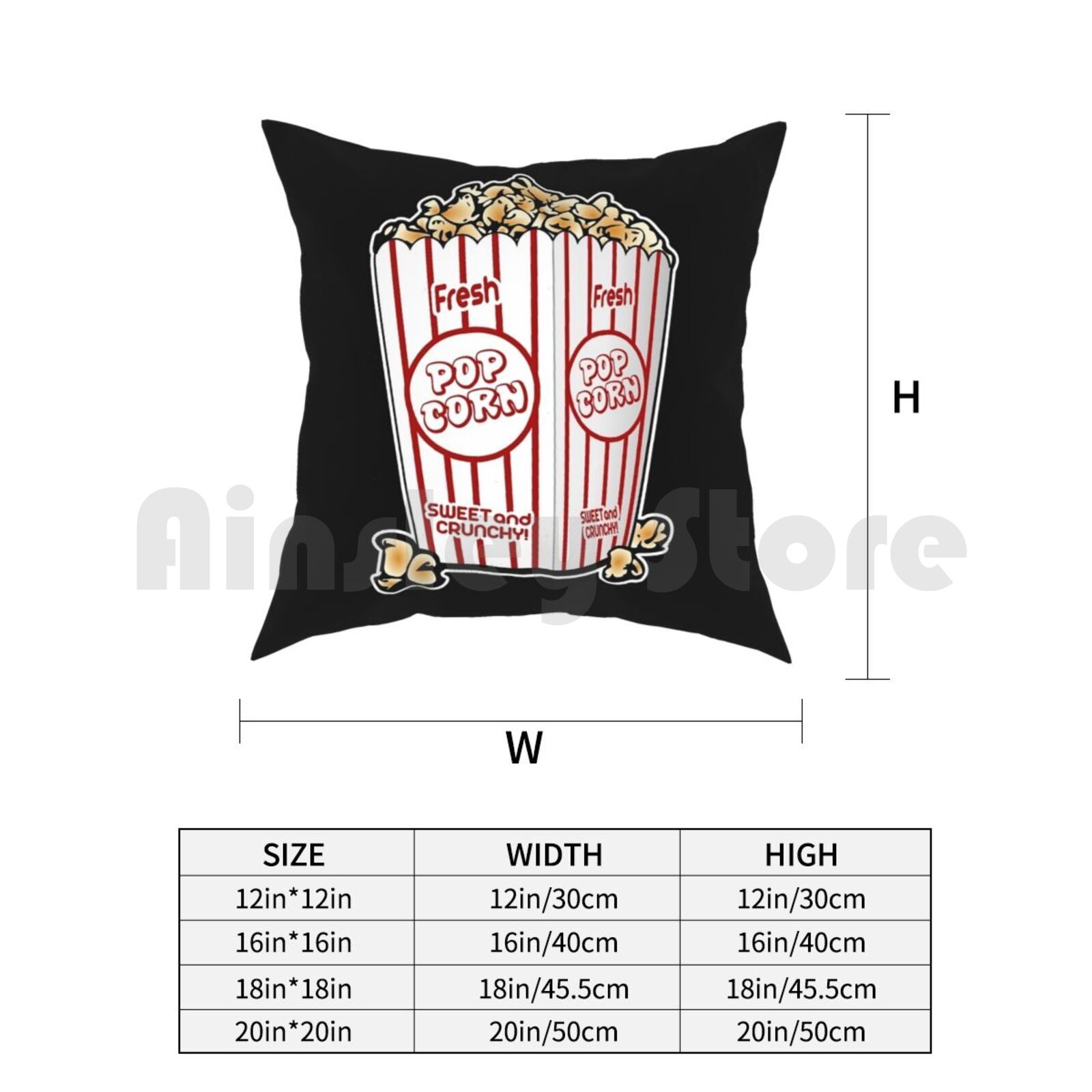 Cinéma Popcorn Pack taie d'ore - Home Cinema Food avis et prix
