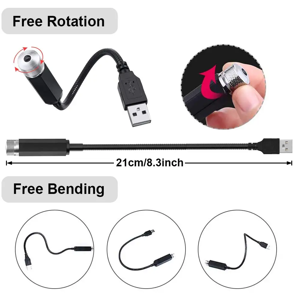 Lampe de nuit romantique à LED - Projector Mount Ceiling avis et prix