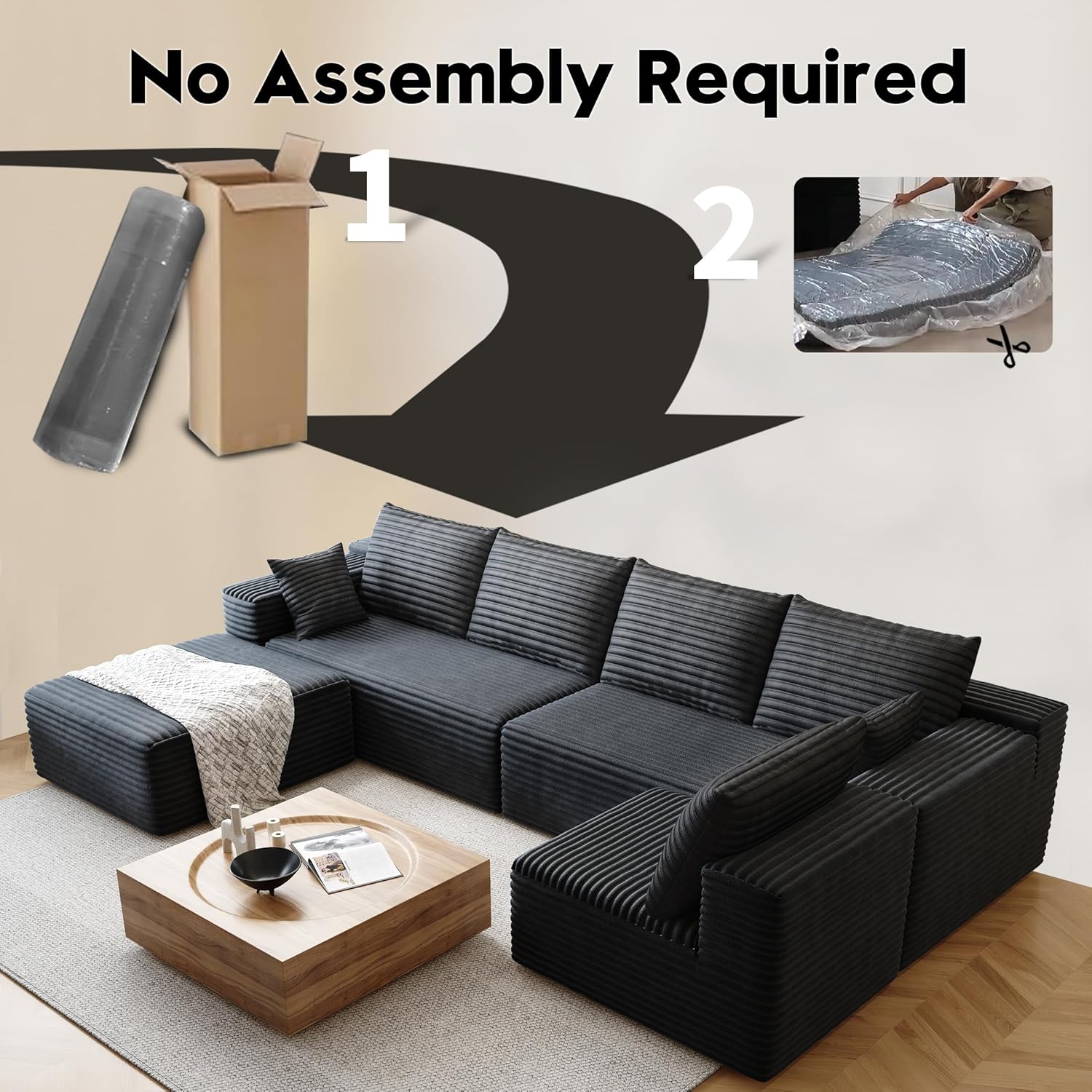 Canapé sectionnel de style nua - Recliner Sofa Cover avis et prix