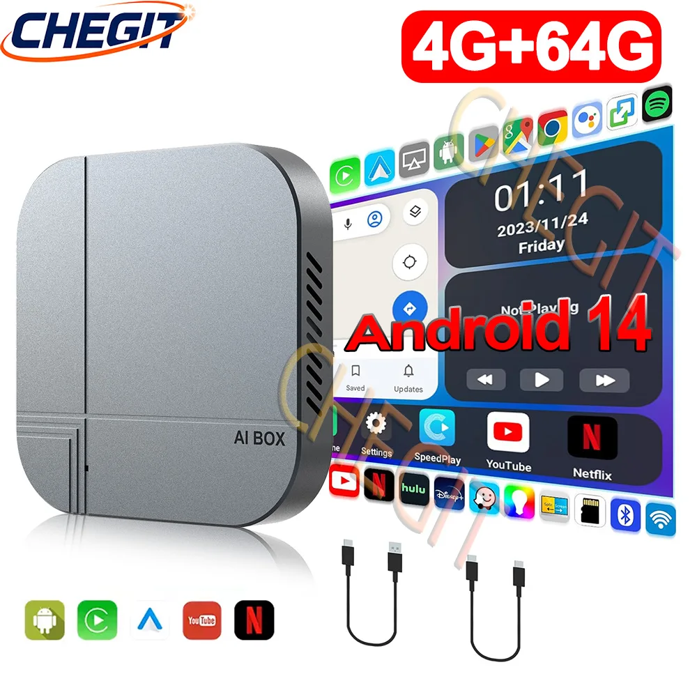 Android14 Smart AI Box 4G + 64 - Home Cinema Youtube avis et prix