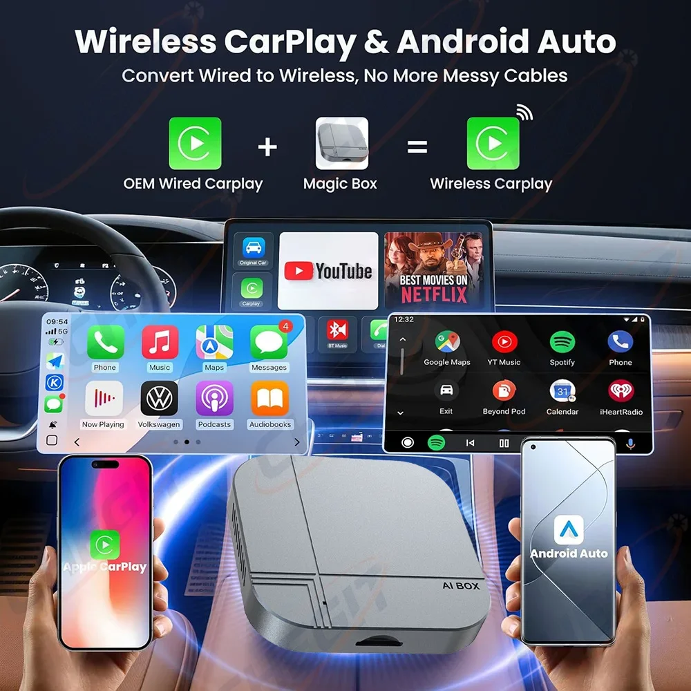 Android14 Smart AI Box 4G + 64 - Home Cinema Youtube avis et prix