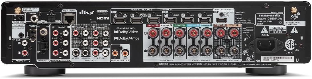 Récepteur Marantz Cinema 70S 7 - Home Cinema Receiver avis et prix