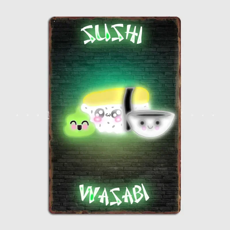 Sushi Wasabi nourriture néon s - Home Cinema Food avis et prix