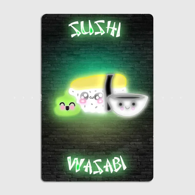 Sushi Wasabi nourriture néon s - Home Cinema Food avis et prix