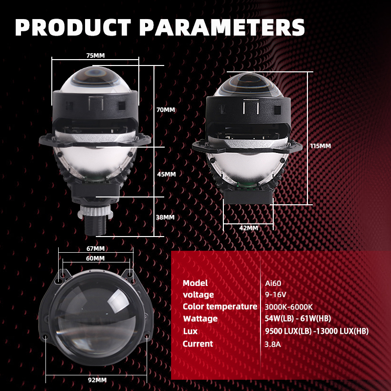 Nouveau SANVI Ai60 voiture Bi  - Projector Lamp Replacement avis et prix