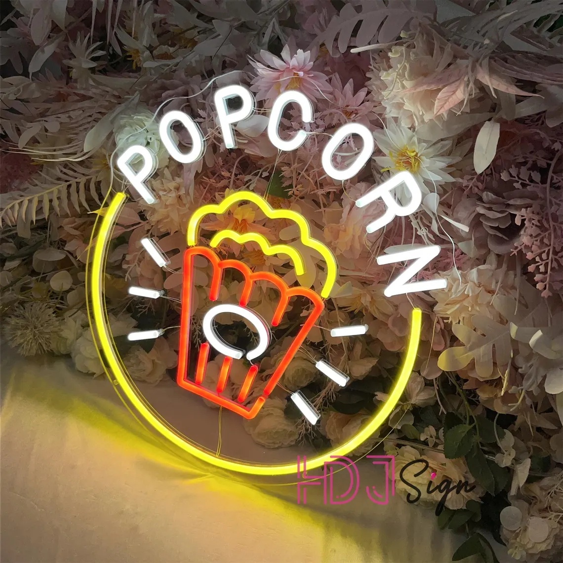 Panneau lumineux LED Popcorn,  - Home Cinema Food avis et prix