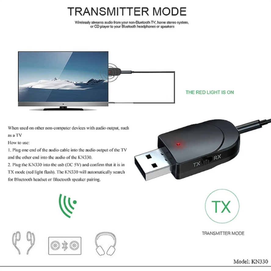 KN330 3 en 1 Bluetooth 5.0 éme - Home Cinema Receiver avis et prix