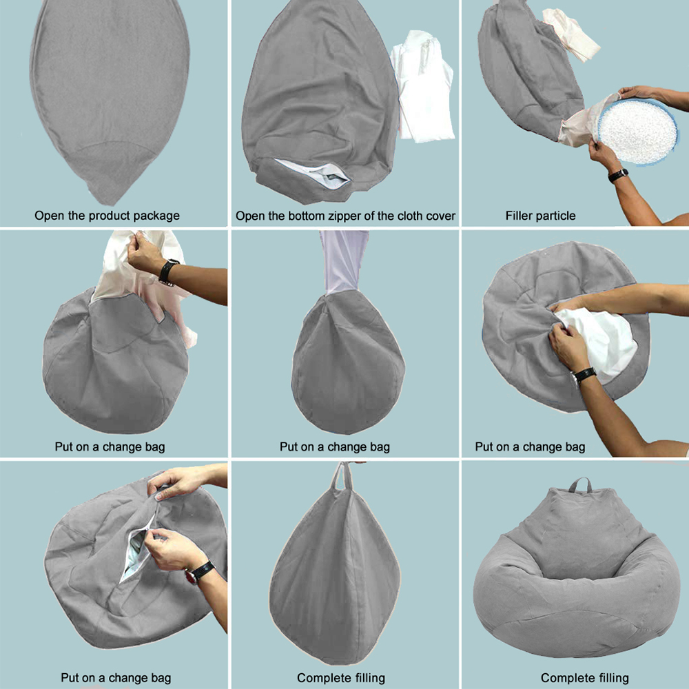 Canapés paresseux sans remplis - Recliner Sofa Cover avis et prix