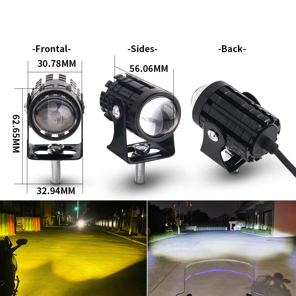 2 pièces universel moto phare  - Projector Lamp Replacement avis et prix