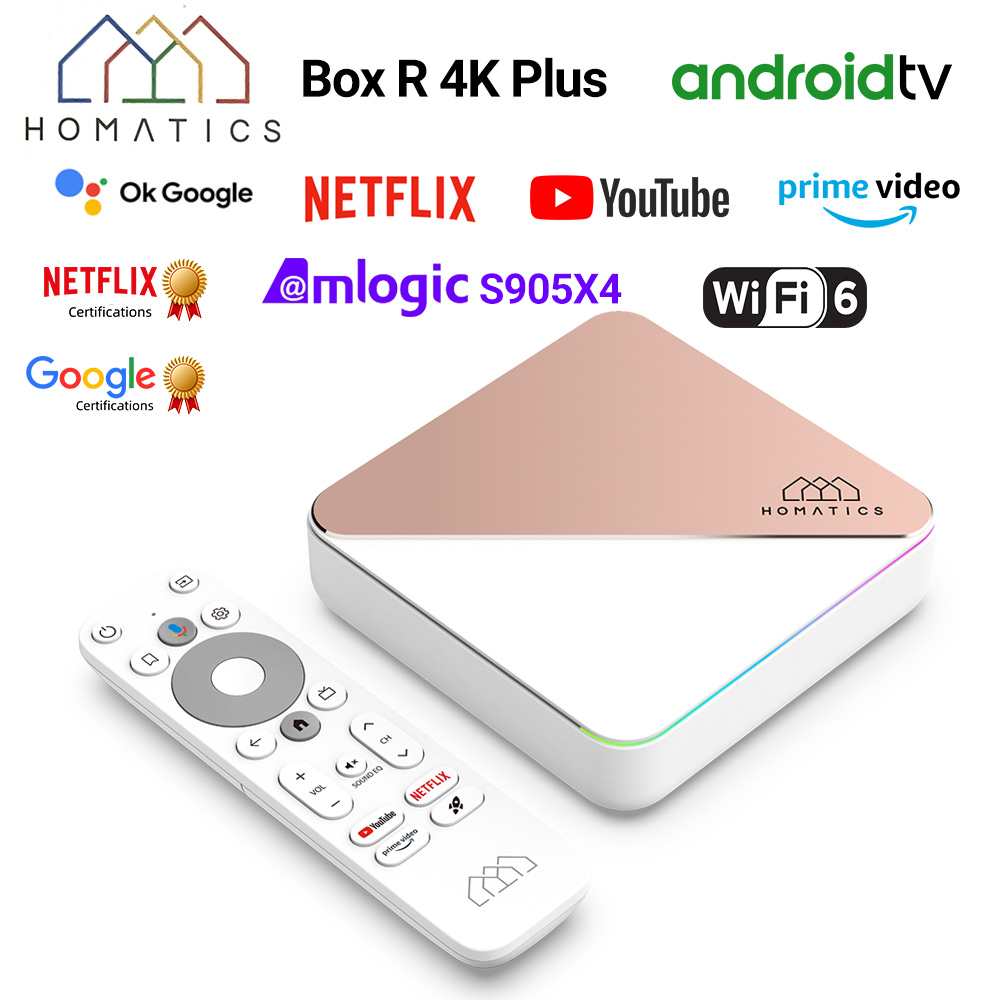 HOMATICS Box R 4K Plus TV Box  - Home Cinema Youtube avis et prix