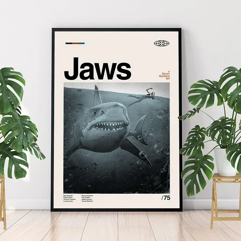 Affiche de film à mâchoires d' - Home Cinema Interiors avis et prix