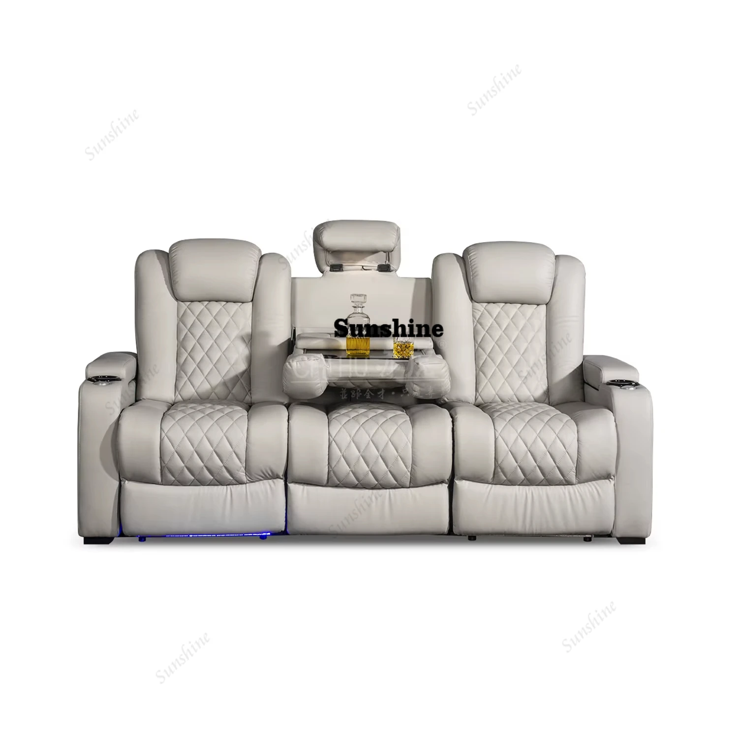 Canapé de cinéma électrique 3  - Home Cinema Interiors avis et prix