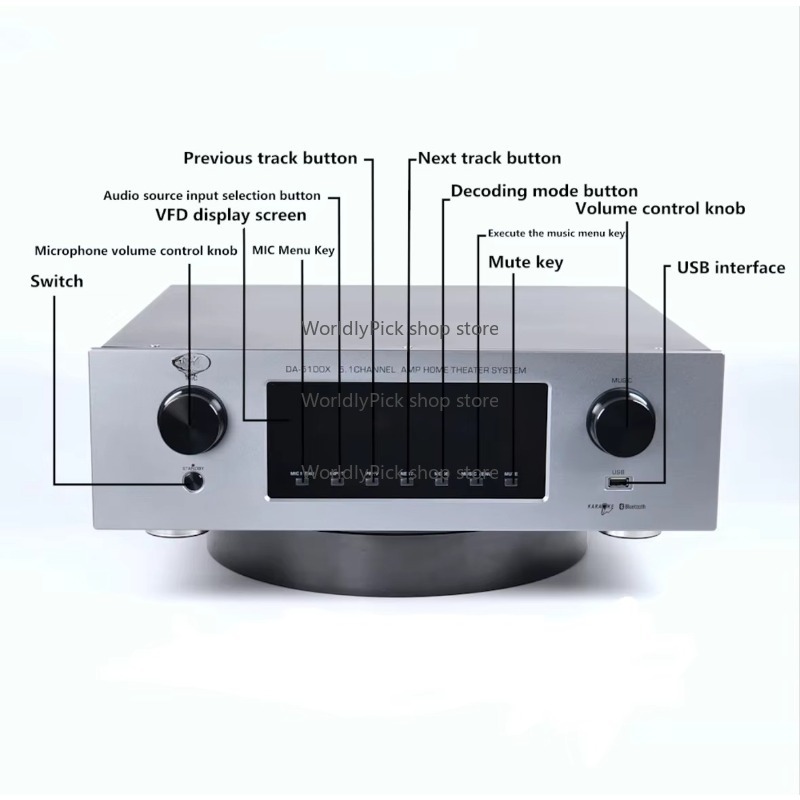 Amplificateur de karaoké pour  - Home Cinema Receiver avis et prix