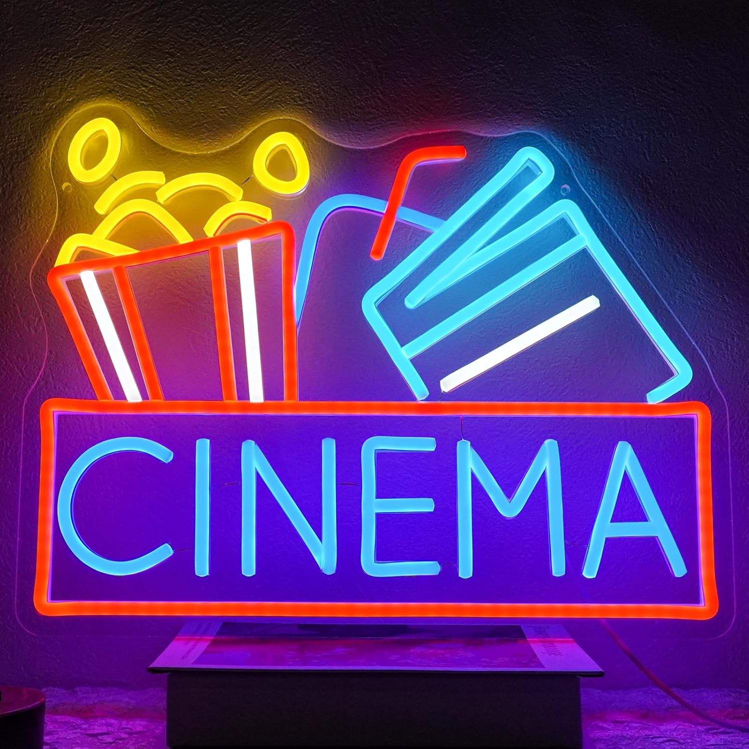 Enseigne néon LED dimmable Pop - Home Cinema Food avis et prix