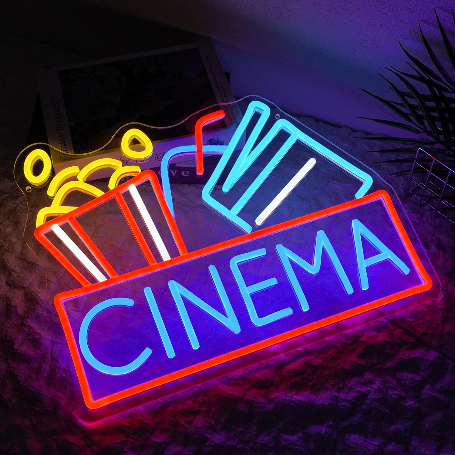 Enseigne néon LED dimmable Pop - Home Cinema Food avis et prix