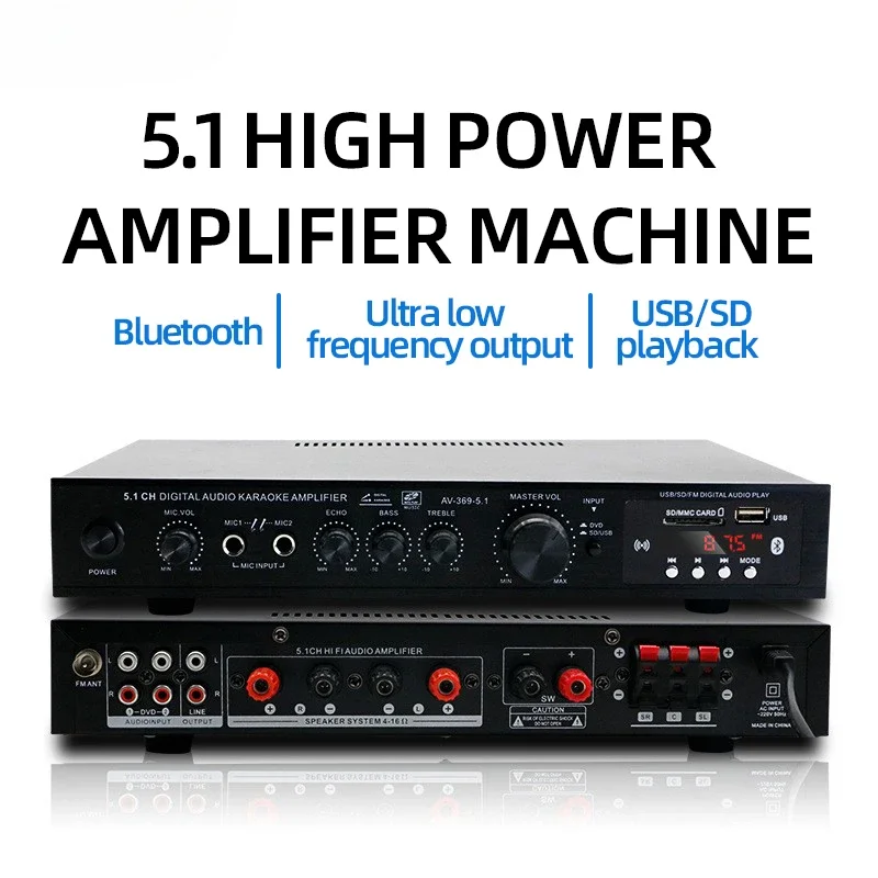 AV-369BT Bluetooth 5.1 amplifi - Home Cinema Receiver avis et prix